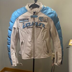 ICON Outlaw Leather Racing Jacket